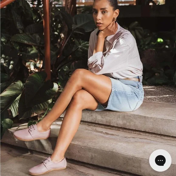 Poppy Barley Soft Pink Flats - Picture 2 of 5